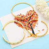 CZ Crystal Heart Bangles for Women Polish Plated Flower Chain Butterfly
