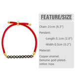 Multicolor Rope Chain Evil Eye Bracelets - Lucky Jewelry