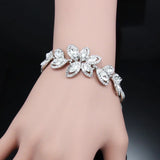 Bridal Bracelets CZ Crystal Wedding Jewelry