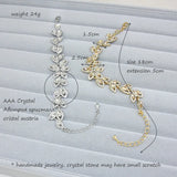Bridal Bracelets CZ Crystal Wedding Jewelry