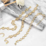 Crystal Butterfly Bracelet for Women Zircon Love Letter Star