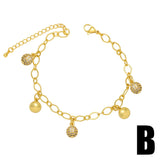 Heart Bracelets Hollow Cross Butterfly Jewelry