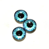 100pcs Dragon Eyes Cat Eye Toys Glass Cabochons DIY Making Accessorie