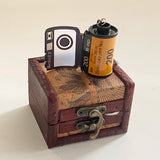 Photo Film Roll Keychain Personalized Keyring