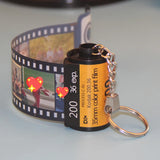 Photo Film Roll Keychain Personalized Keyring