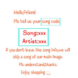 Personalised Acrylic Music Keychain with Your Favorite Song Code