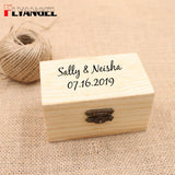 Custom Wooden Box with Lid and Clasp