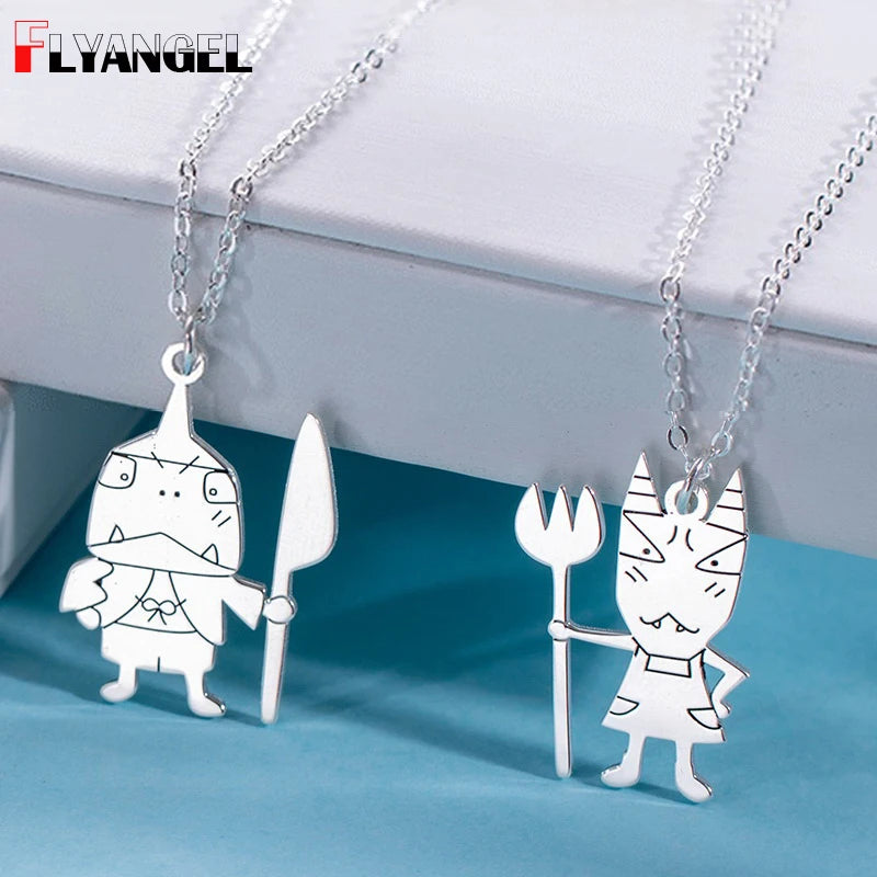 Personalized Children Drawing Necklace - Creative Gift for Parents