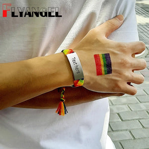 LGBT Braided Bracelet Friendship Macrame