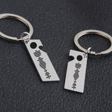 Song Code Favorite Song Keychain Keyring Music Teacher Boyfriend Girlfriend Gift