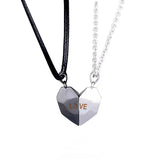 Magnet Couple Necklace Heart Shape Long-Distance Love Gift