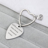 Classic Keychain Guitar Picks To Dad Grandfather Father