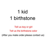 Kids Birthstone Bracelet Child Name Bracelet Jewelry for Grandma