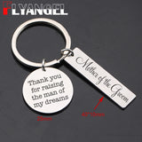 Engraved Wedding Key Chain Mother Of The Groom