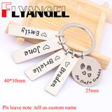 Personalized Soldier Daddy Key Chain Be Safe Car Key Tag