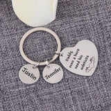 Daddy Jewelry Name Keyring Engraved Daddy Even A Hero Need His Sidekicks