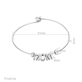 Mother's Gift Bracelet From Son Daughter Stainless Steel Jewelry
