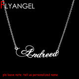 FLYANGEL Personalized Name Necklace Name Jewelry Accessories