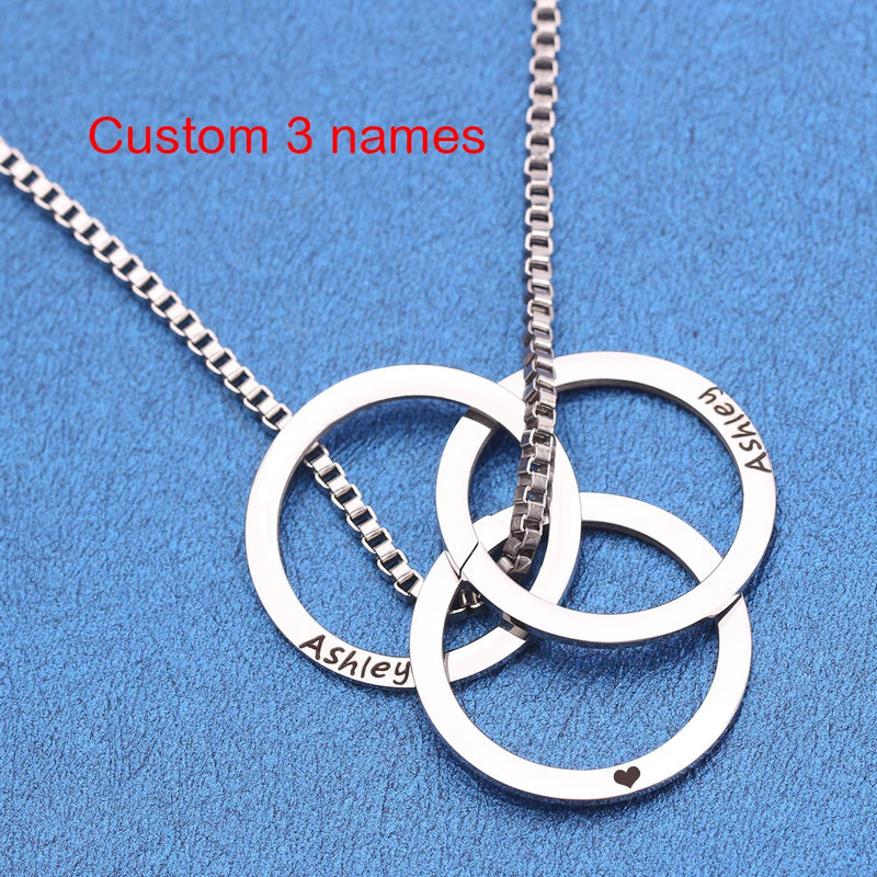 Customizable Name Pendant Necklace Girlfriend Mother