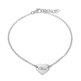 Tiny Initials Disc Charm Bracelet, Mother's Day Gift