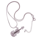 Crystal Violin Wedding Jewelry Set