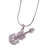 Crystal Violin Wedding Jewelry Set