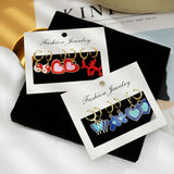 Geometric Dangle Earrings Set Woman Girl Kids Jewelry