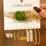 Bohemian Snake Butterfly Earrings Set