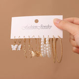 Bohemian Snake Butterfly Earrings Set