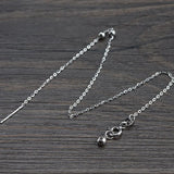 3mm Ball Link chain Bracelet 925 Silver Original Pure S925 Silver Bracelets