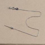 3mm Ball Link chain Bracelet 925 Silver Original Pure S925 Silver Bracelets