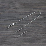 3mm Ball Link chain Bracelet 925 Silver Original Pure S925 Silver Bracelets