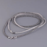 3mm Zircon Chain Necklaces 925 Silver Women Necklace for Jewelry Making