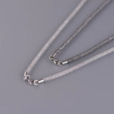 3mm Zircon Chain Necklaces 925 Silver Women Necklace for Jewelry Making