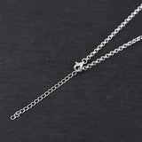925 Silver Necklace Women Flower Bird Pendant