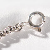 925 Silver Heart Charms Chokers Necklace