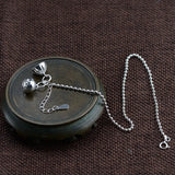 925 Silver Bracelet Women 16.5cm Ball Chain S925 Sterling Silver Anklet