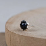 925 Silver Earrings Women S925 Sterling Silver Stud Round Agate