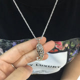 925 Silver Fish Pendant Flower S925 Solid Thai Silver Pendants