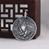 925 Silver Hands Pendant for Jewelry Making Women