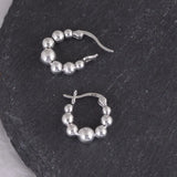 925 Silver Hoop Earrings for Women Jewelry Fine 100% Pure S925