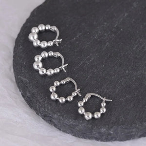 925 Silver Hoop Earrings for Women Jewelry Fine 100% Pure S925