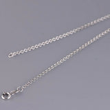 925 Silver O-Chain 2mm Vintage Necklace Men Women