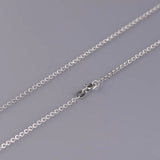 925 Silver O-Chain 2mm Vintage Necklace Men Women