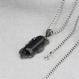925 Silver Pendant Agate Pure S925 Sterling Silver Pendants