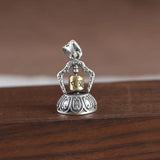925 Silver Pendant Buddha Bell S925 Silver Pendants for Jewelry Making