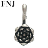 925 Silver Pendant Flower Pure S925 Silver Pendants for Women