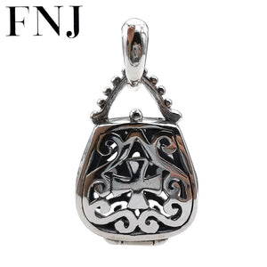 925 Silver Pendant Gawu Box Bag Cross S925 Silver Pendants Jewelry Women