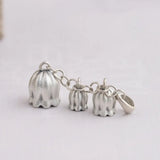 925 Silver Tassel Bell Pendant for Women