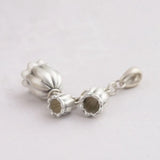 925 Silver Tassel Bell Pendant for Women